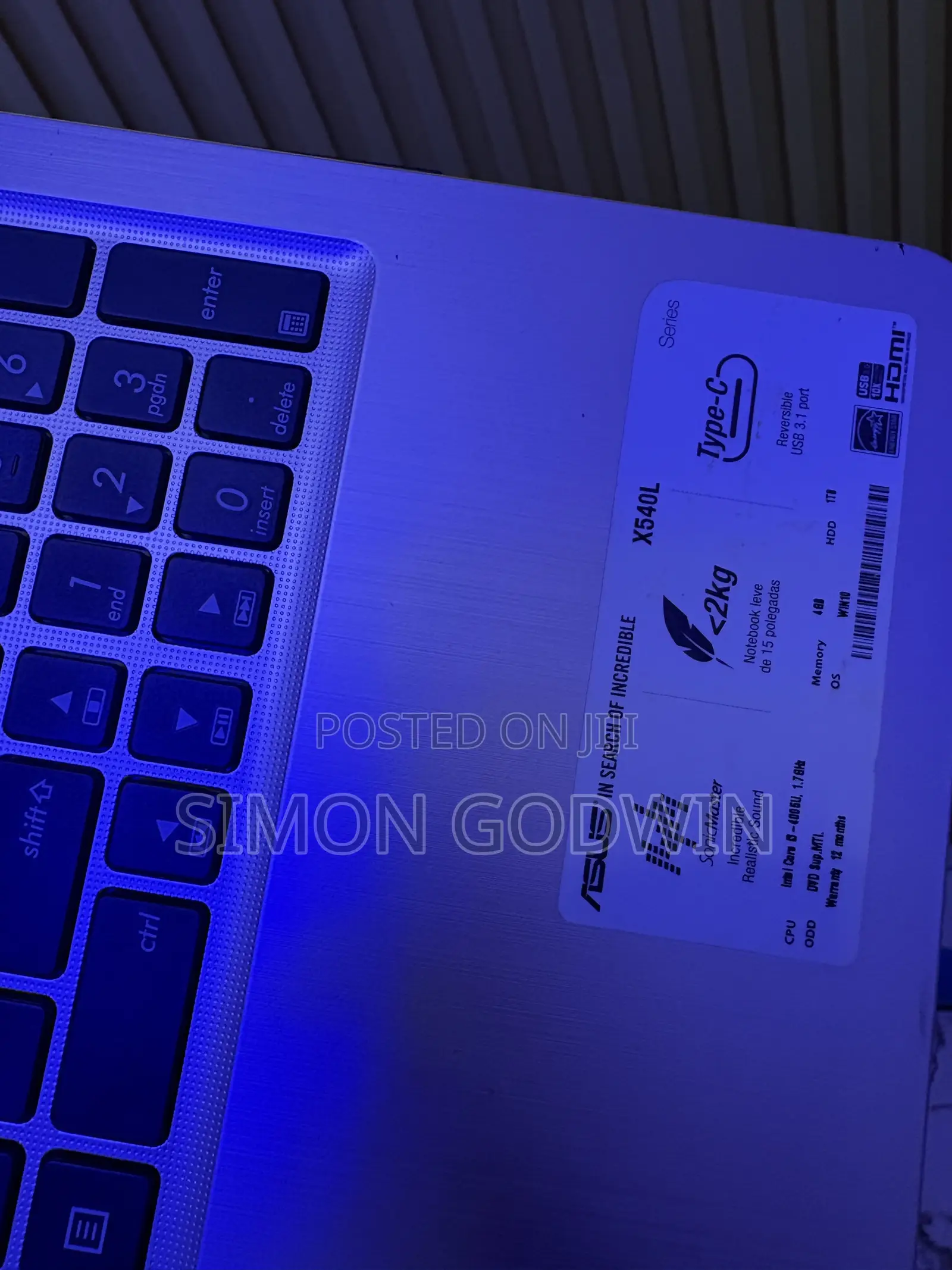 Laptop Asus 1015E 4GB Intel Core i3 HDD+SSD 250GB