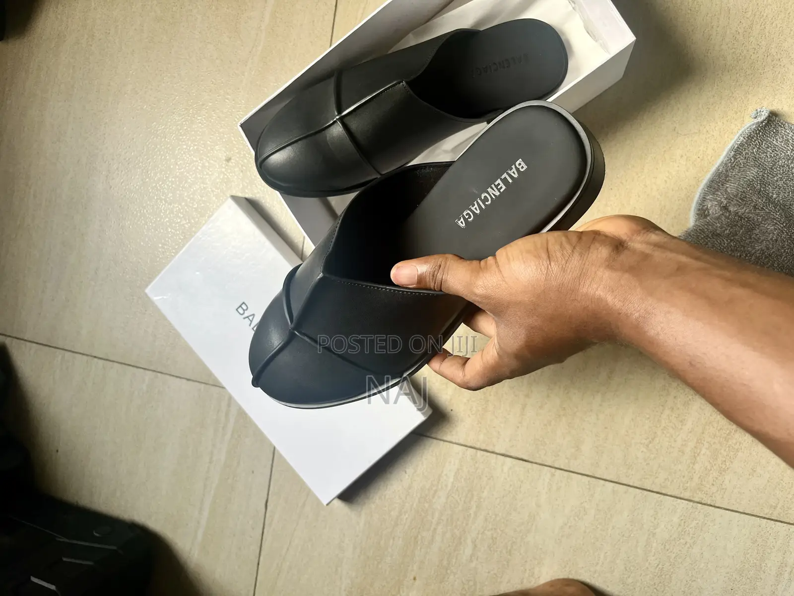 Men Balenciaga Half Shoe