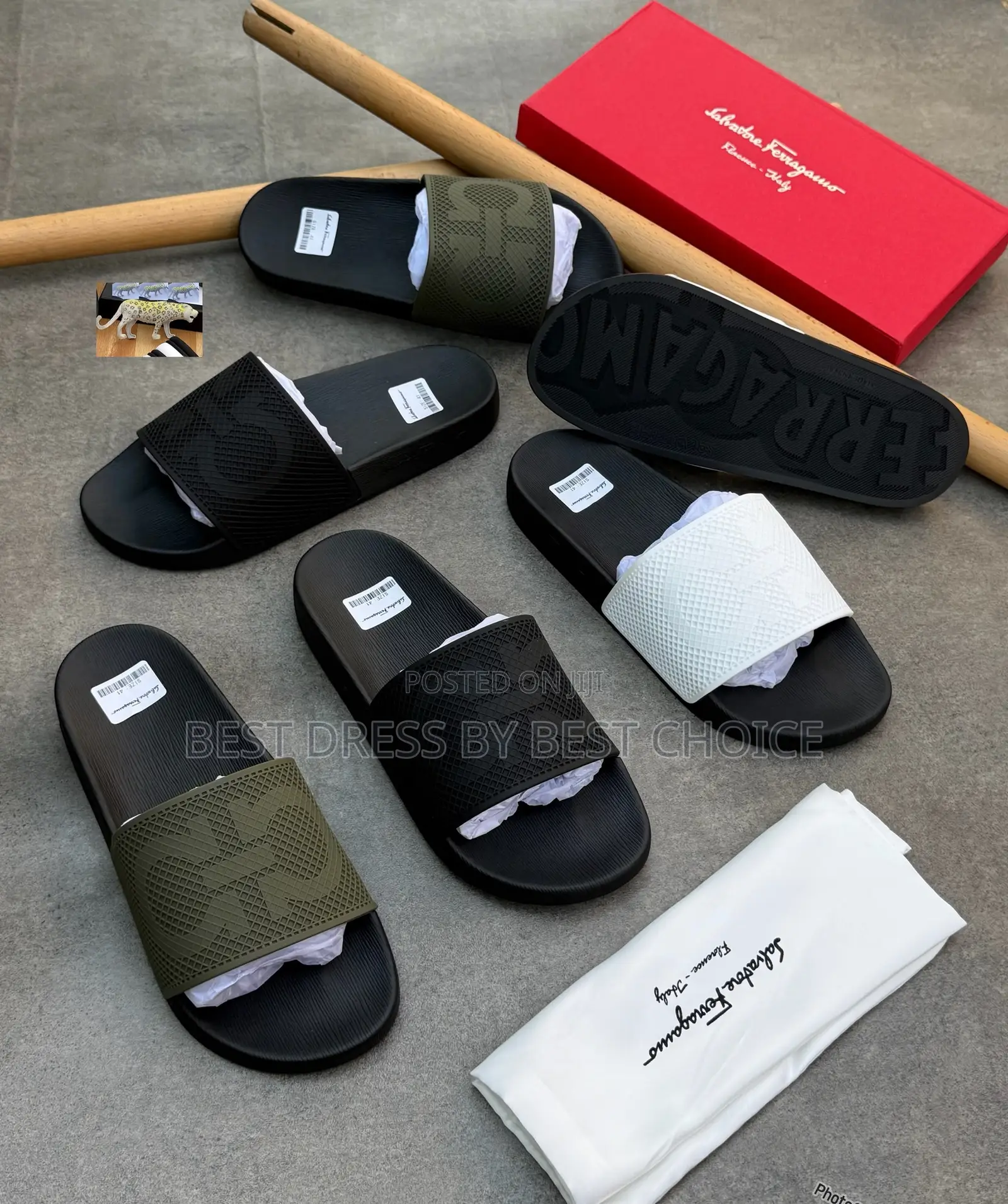 New Salvatore Ferragamo Slide