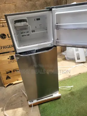 Premium Silver Refrigerator With Freezer