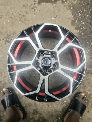 17inches for Toyota Camry Newer Model Black and Stainless With Red