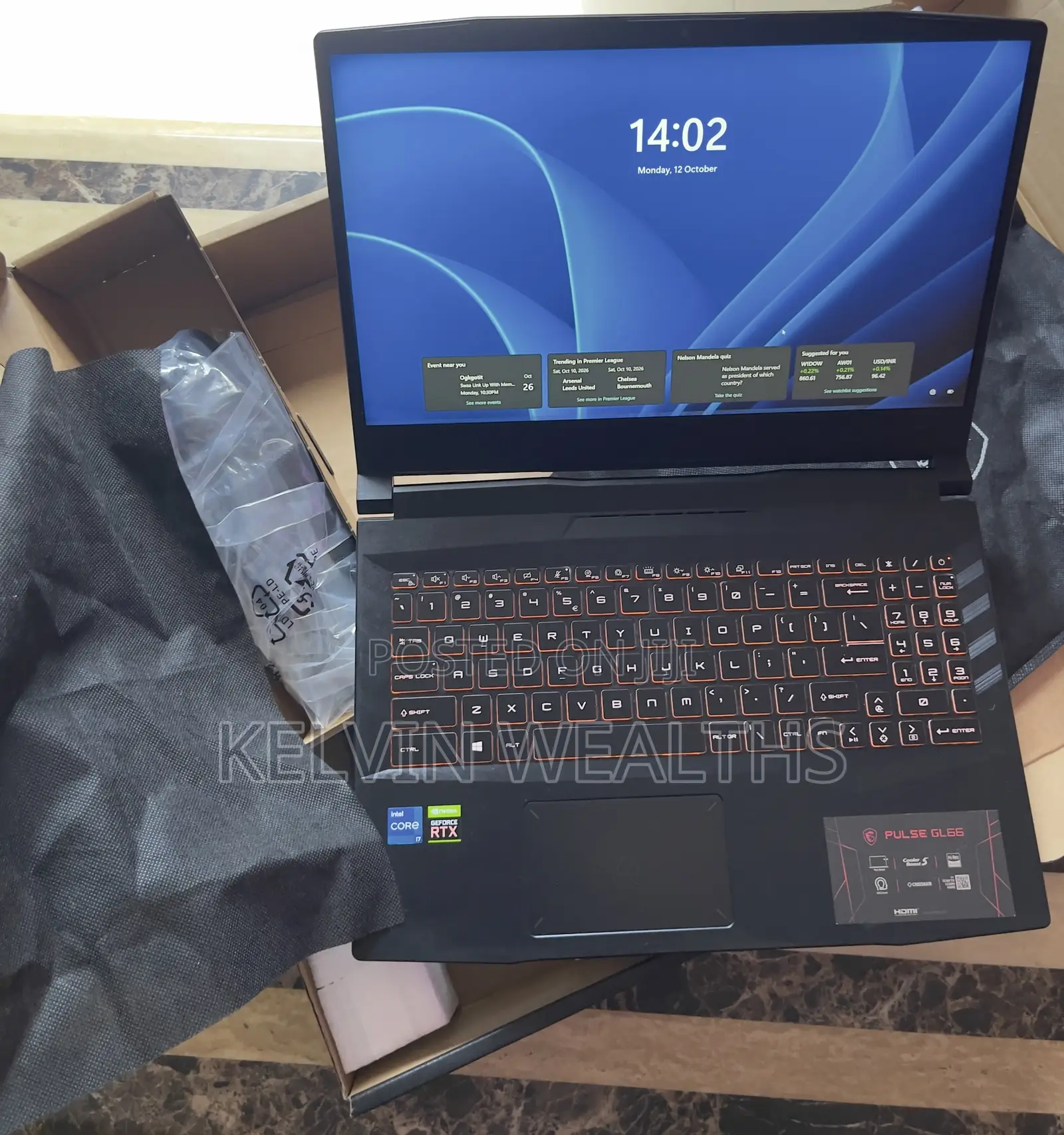Laptop MSI Pulse GL66 16GB Intel Core i7 SSD 1T