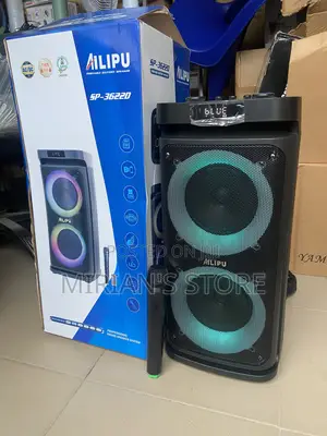 AILIPU Portable Battery Bluetooth Speaker With Wireless Microphone