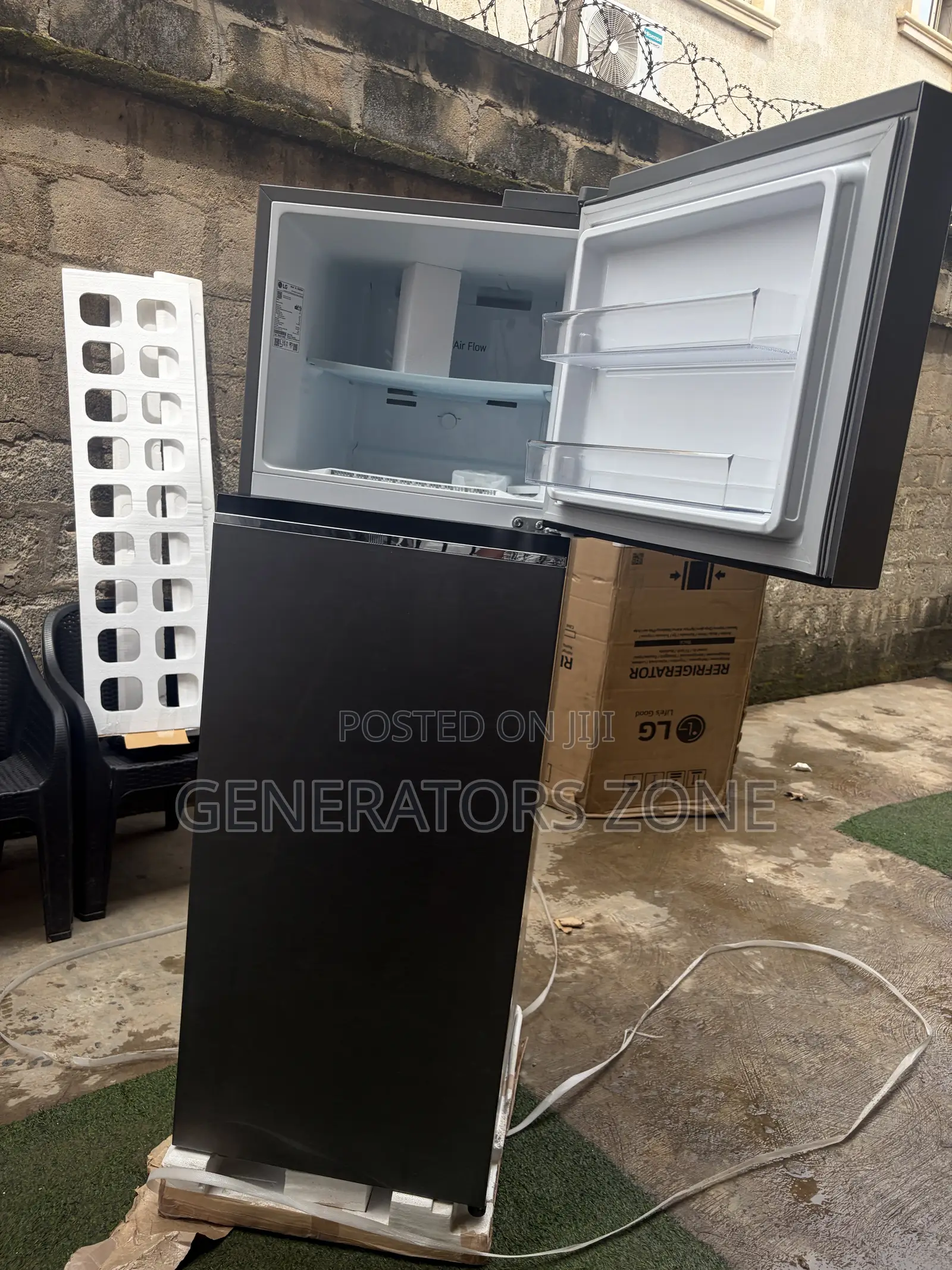 LG 287l GL-B262PQKB Refrigerator With Separate Freezer Door