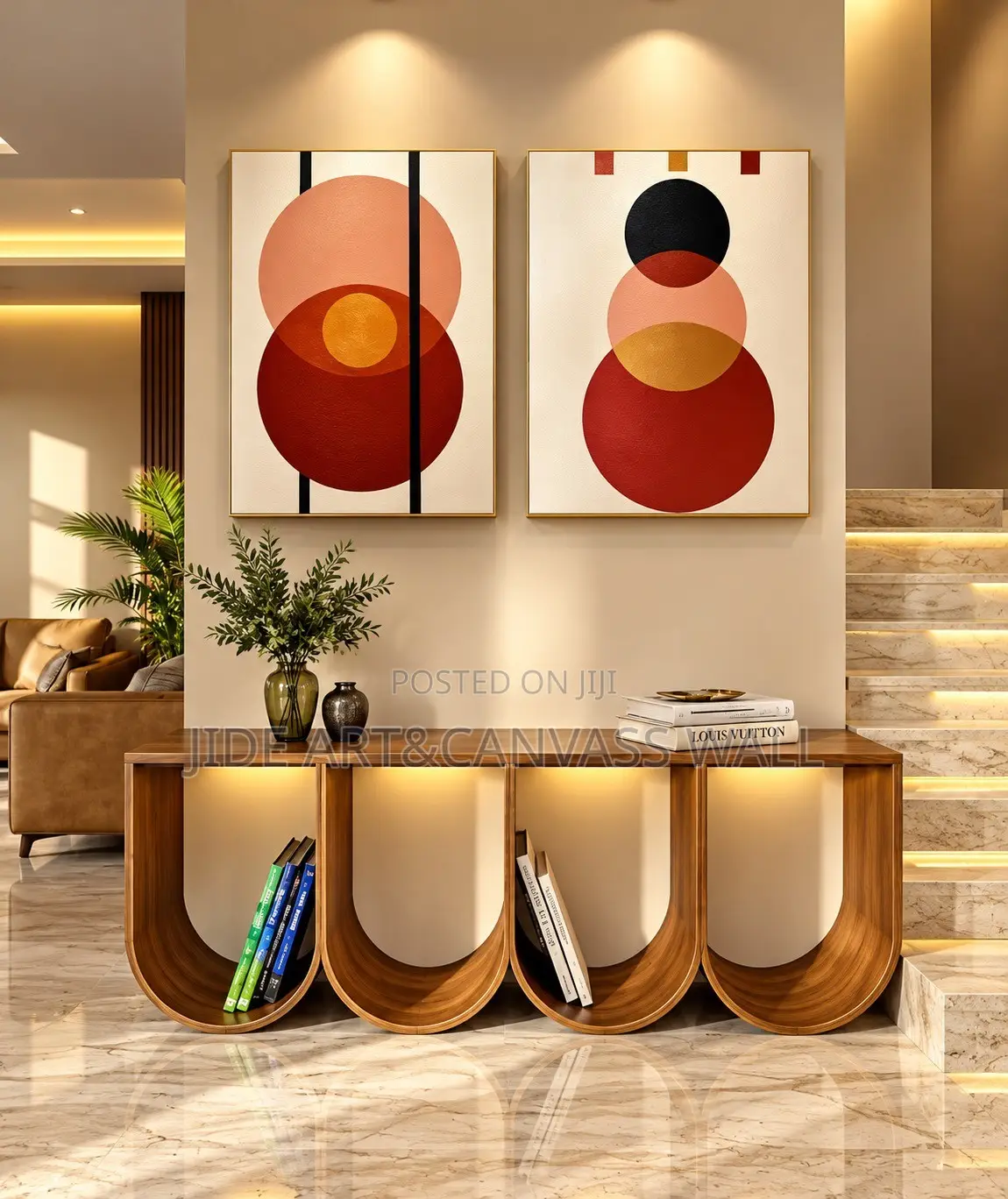 Split Abstract Wall Modern Art Home Decors