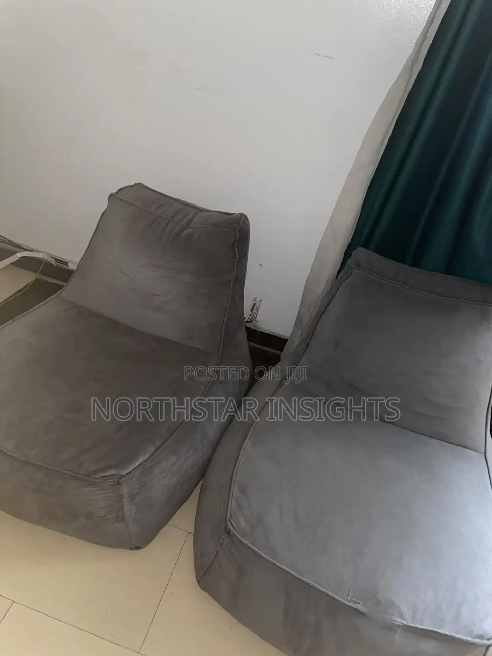 Gray Bean Bag Chair