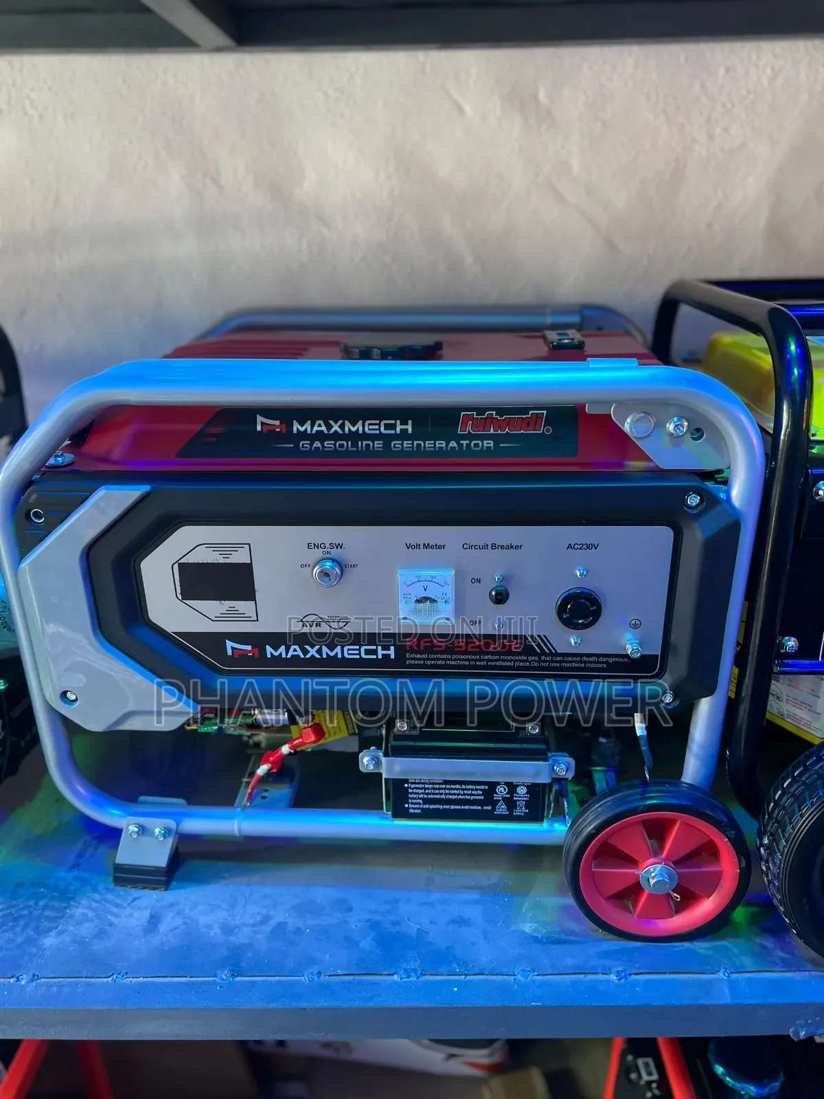 4kva Maxmech RFS5200E Home Petrol Generator >Automatic<