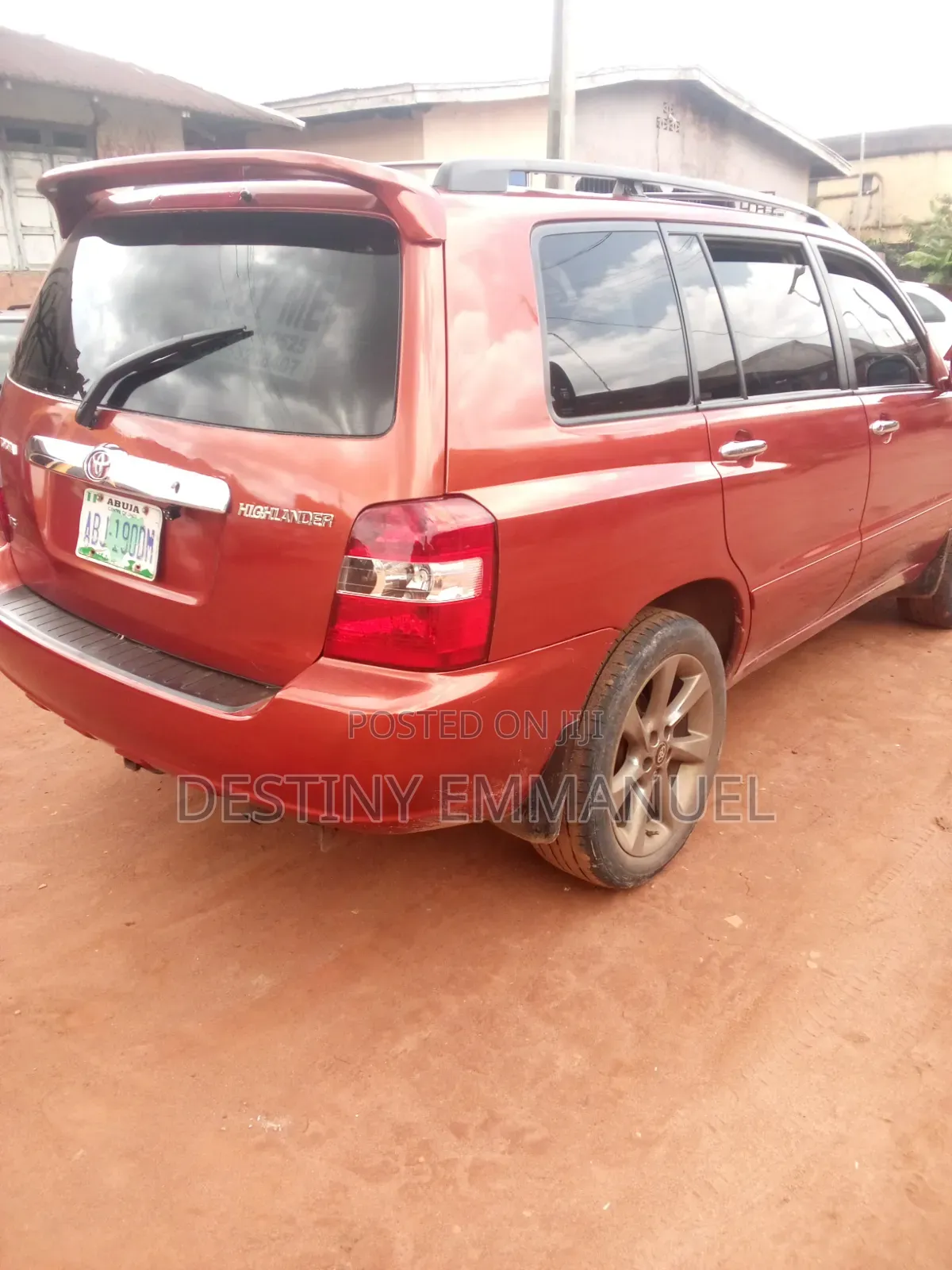 Toyota Highlander Limited V6 2007 Orange