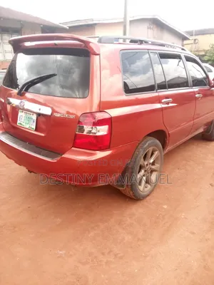 Toyota Highlander Limited V6 2007 Orange