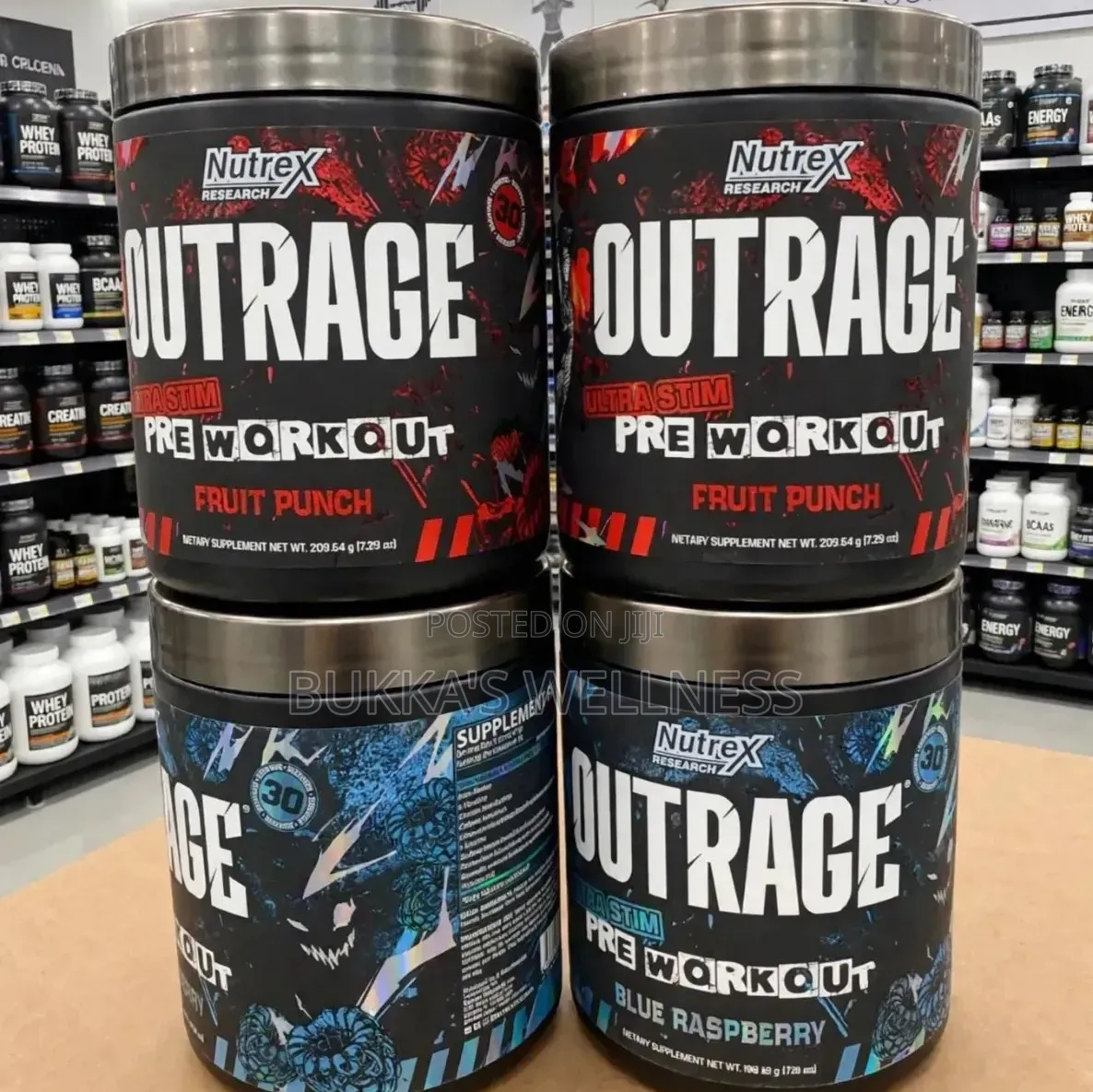 Nutrex Outrage Ultra Stim_Pre_Workout 30 Servings.