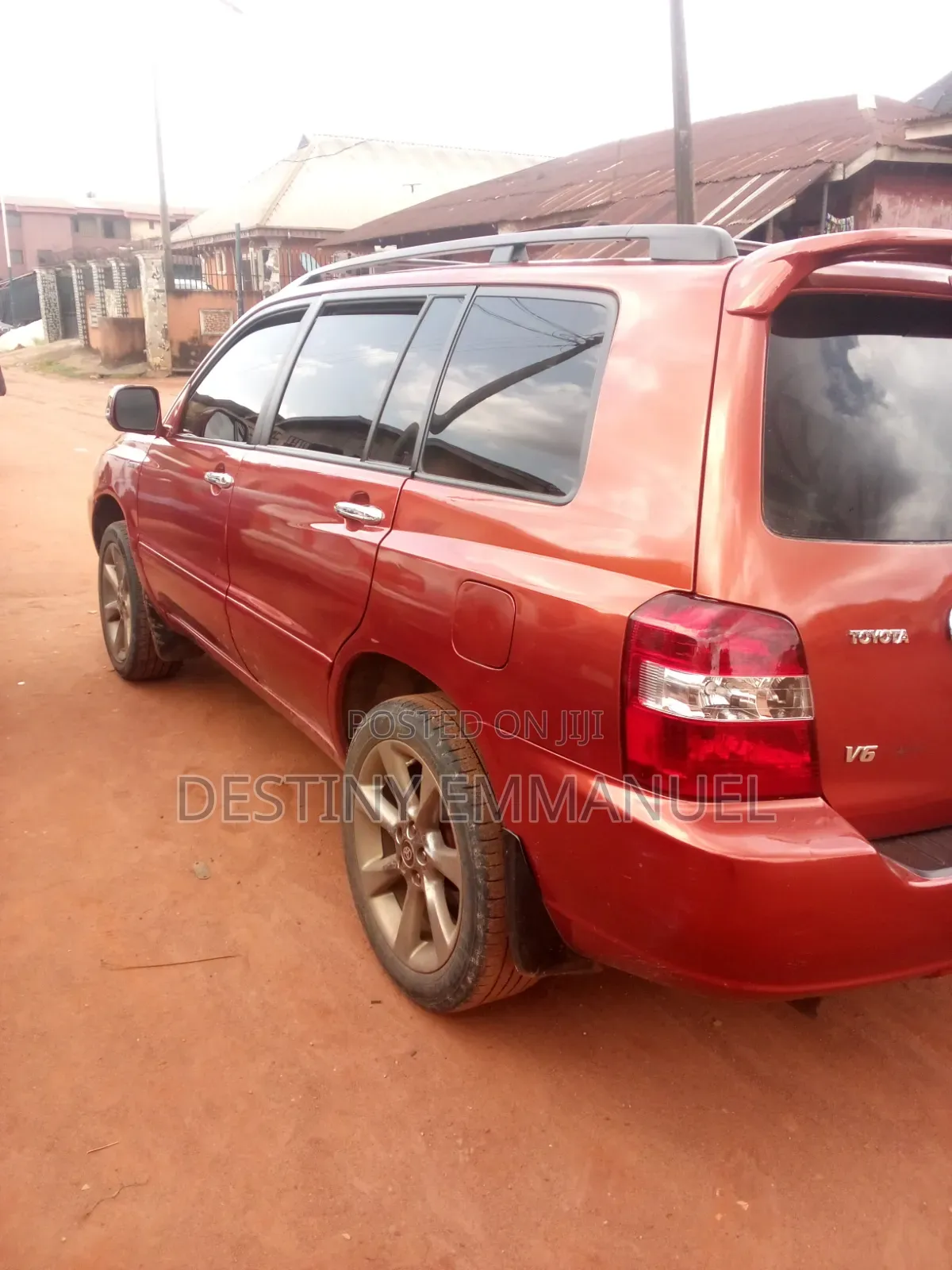 Toyota Highlander Limited V6 2007 Orange