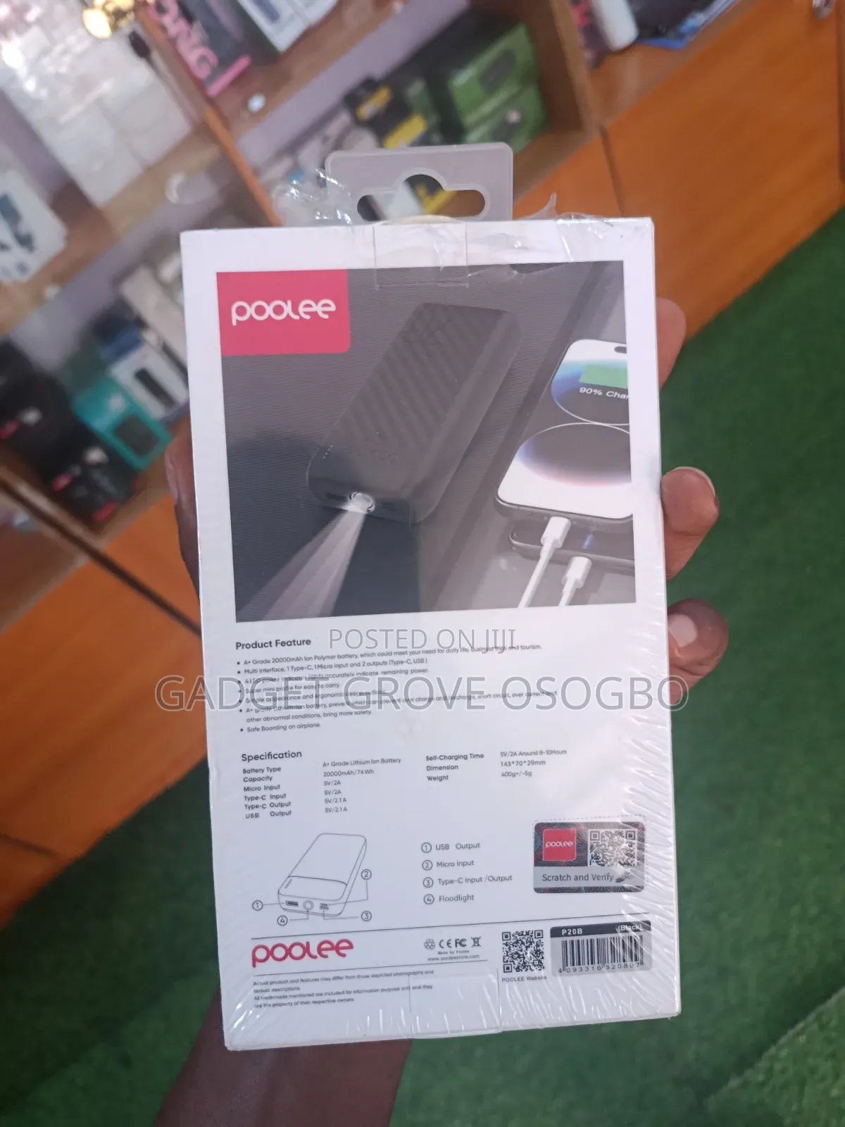 Poole Power Bank 20000mah