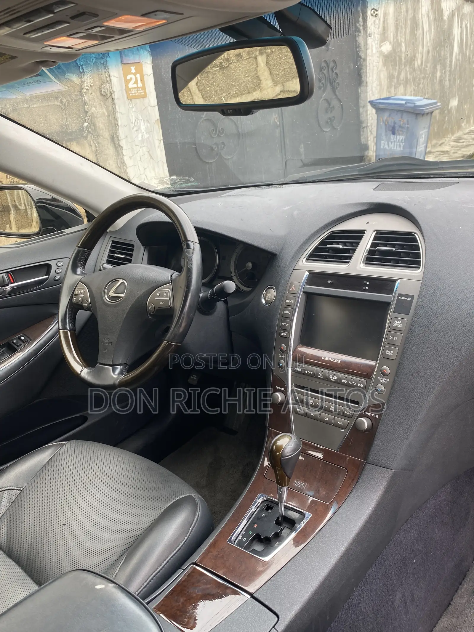 Lexus ES 350 2012 Black