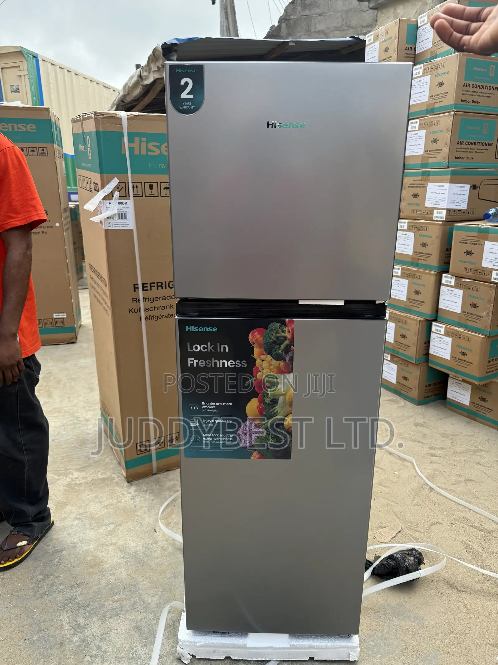 Hisense Refrigerator 154L Double Door 200DR