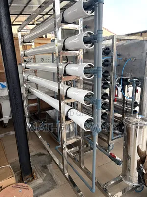 10 Membrane Industrial Reverse Osmosis Machine 5000LPH