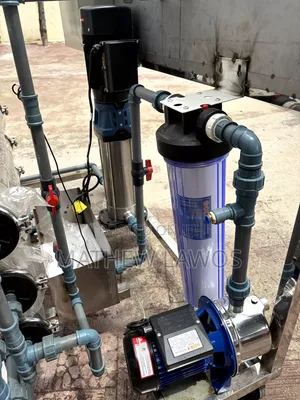10 Membrane Industrial Reverse Osmosis Machine 5000LPH