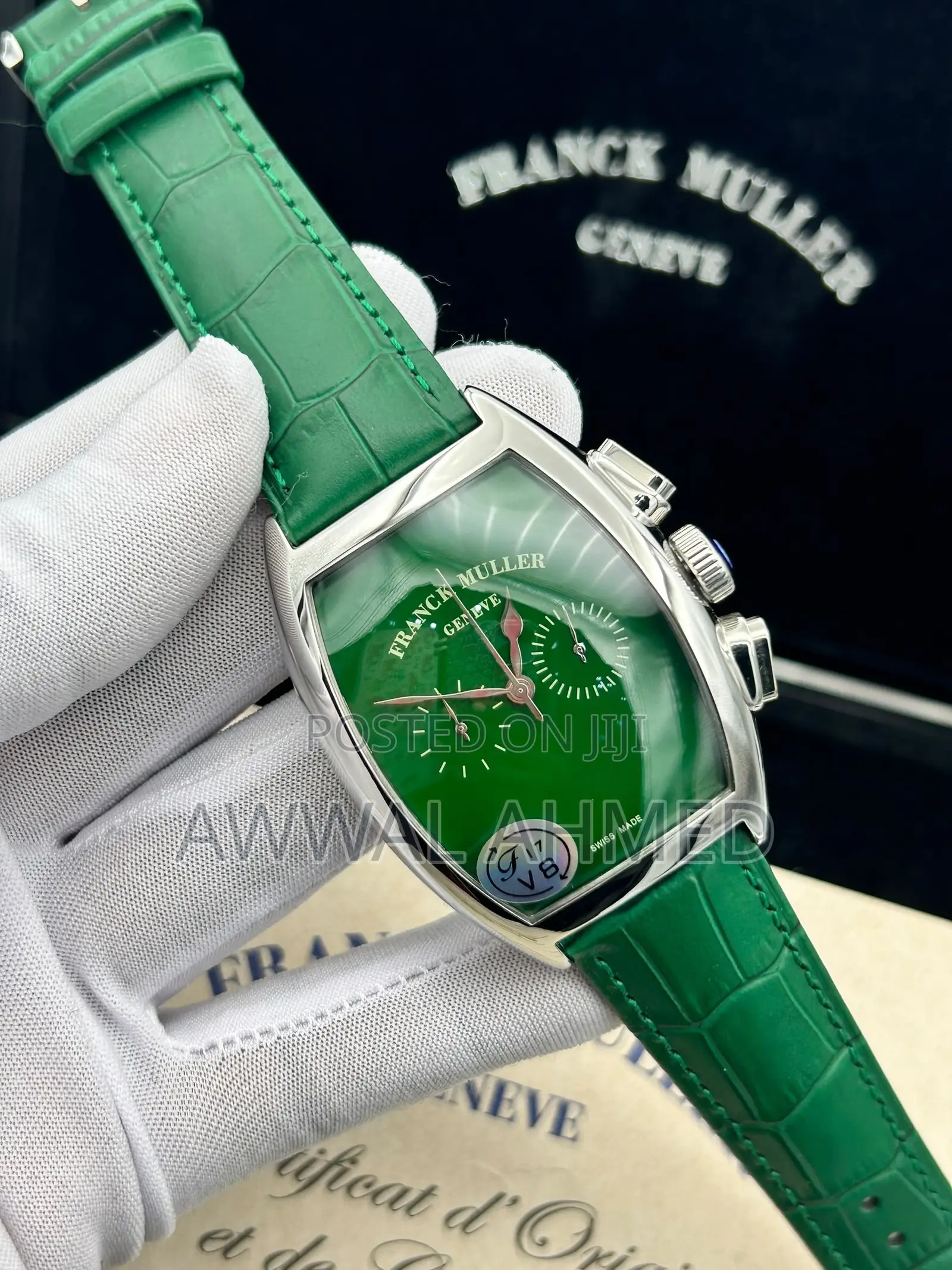 Luxury Frank Muller Leather Strap
