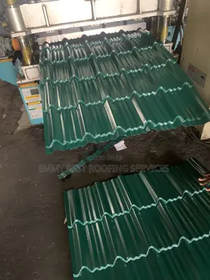 0.55mm Bush Green Steptiles Roofing Sheet
