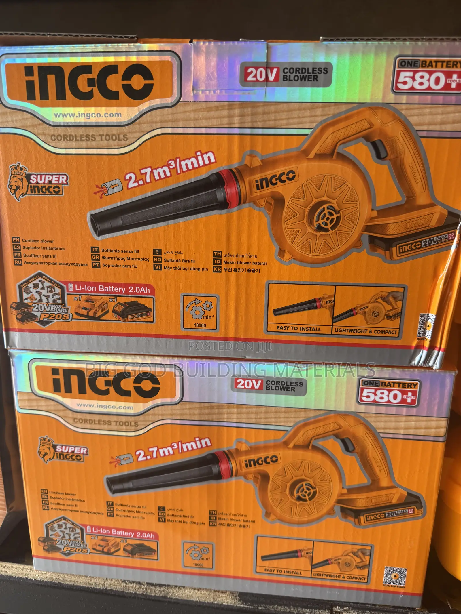 Ingco 20v Cordless Air Blower