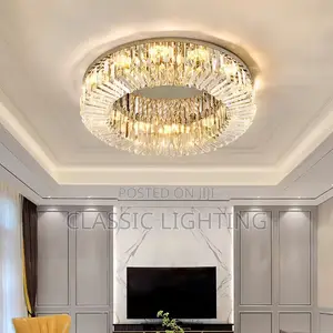 Luxury LED Crystal Ceiling Lights for Living Room Bedroom Kitchen