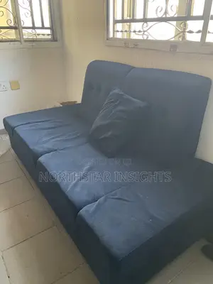 Blue 3-Seater Sofa Chair