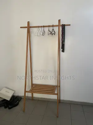 Wooden Freestanding Clothes Rack