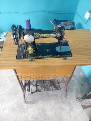 Bright Black Sewing Machine