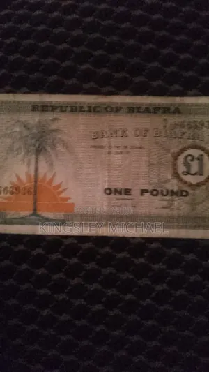 Original Biafra 1 Pound 1968 - 50 Pieces Available - Antique