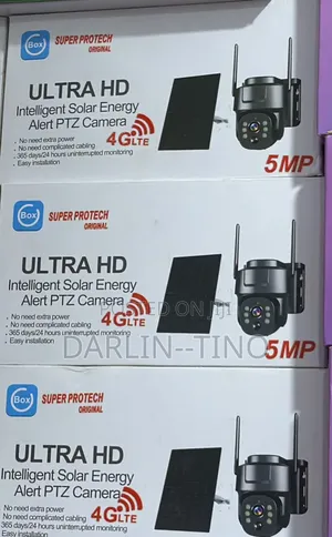 Super Protech 5MP Ultra HD Intelligent Solar Energy Camera