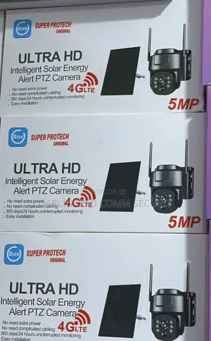 Super Protech 5MP Ultra HD Intelligent Solar Energy Camera