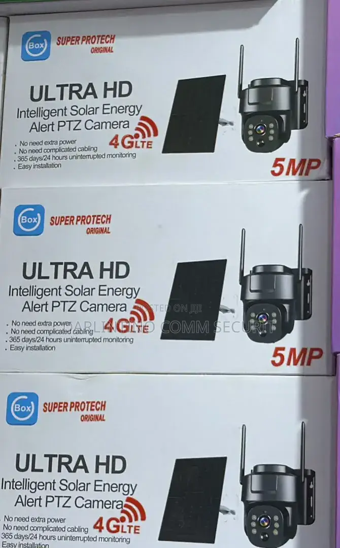 Super Protech 5MP Ultra HD Intelligent Solar Energy Camera