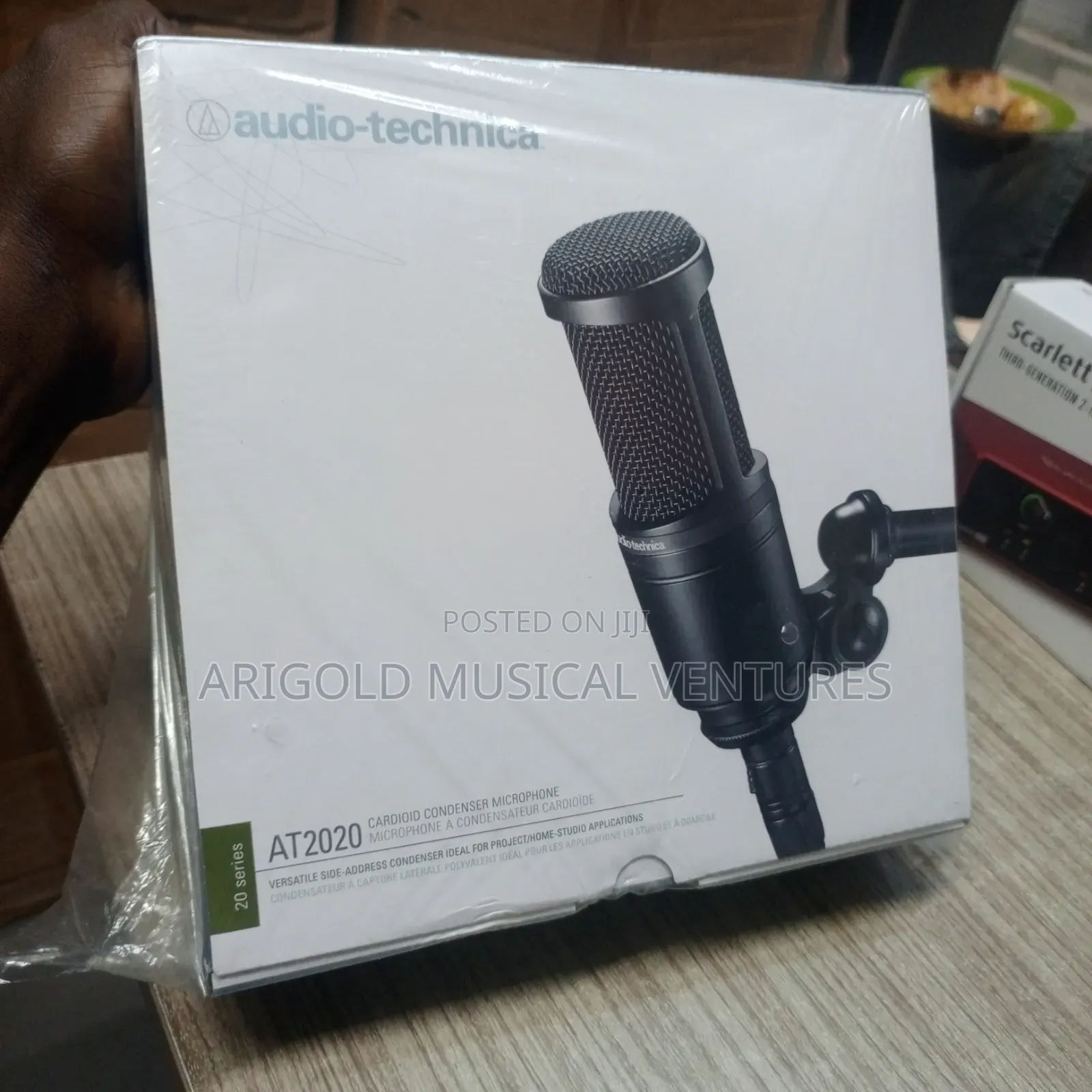 Original Professional Audio Technica Studio Microphone AT2020 