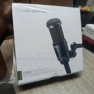 Original Professional Audio Technica Studio Microphone AT2020 