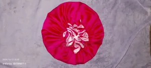 Double-Layered Satin Hair Bonnets With Elastic Bands