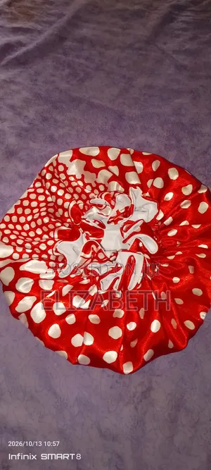 Double-Layered Satin Hair Bonnets With Elastic Bands