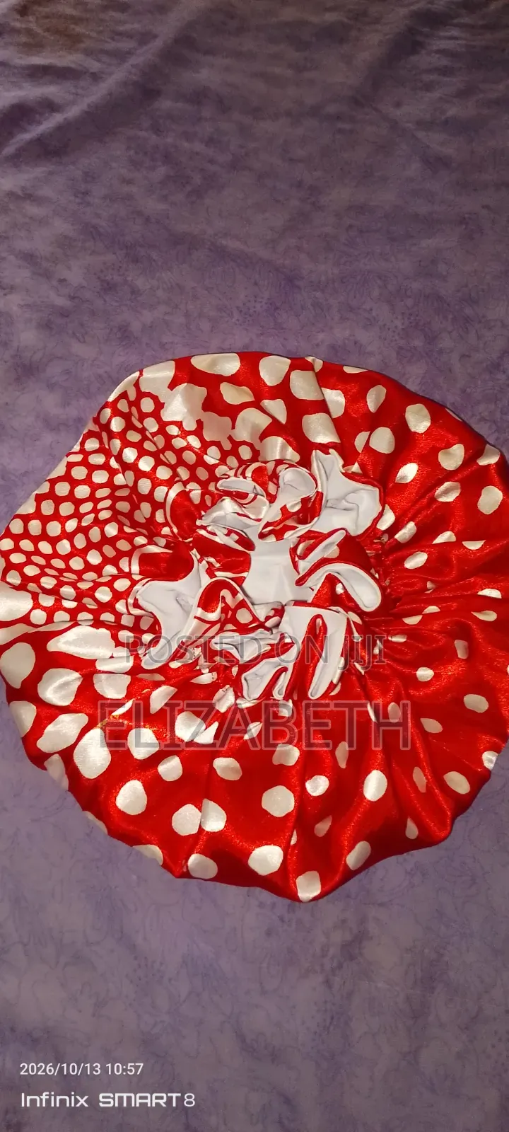 Double-Layered Satin Hair Bonnets With Elastic Bands