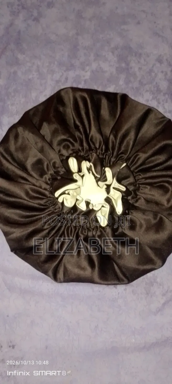 Double-Layered Satin Hair Bonnets With Elastic Bands