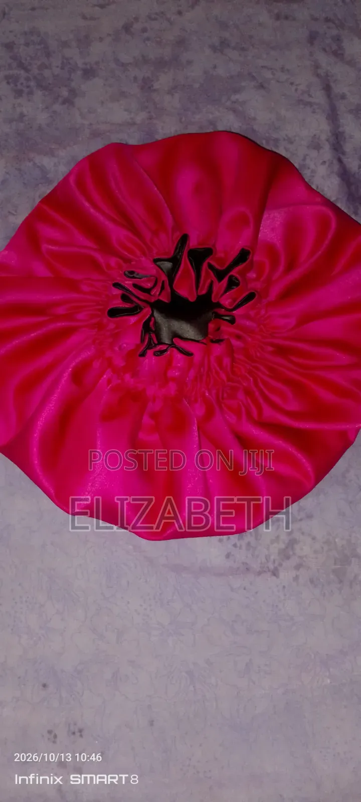 Double-Layered Satin Hair Bonnets With Elastic Bands