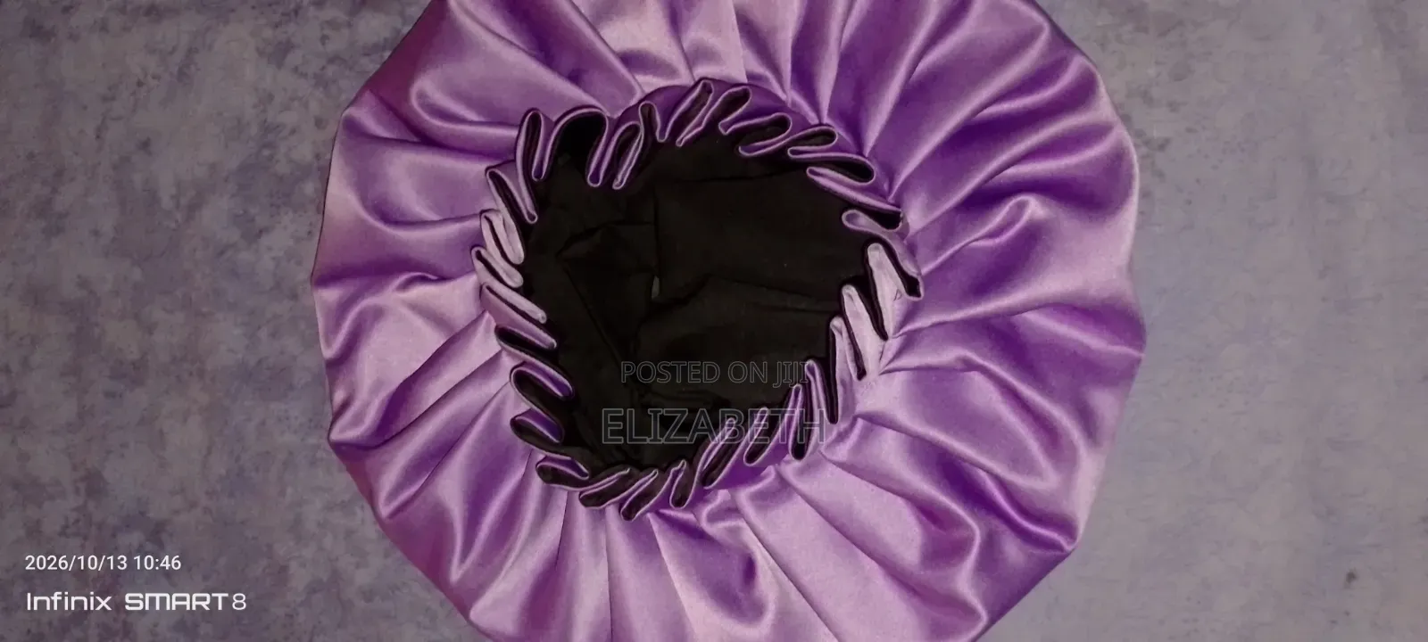 Double-Layered Satin Hair Bonnets With Elastic Bands