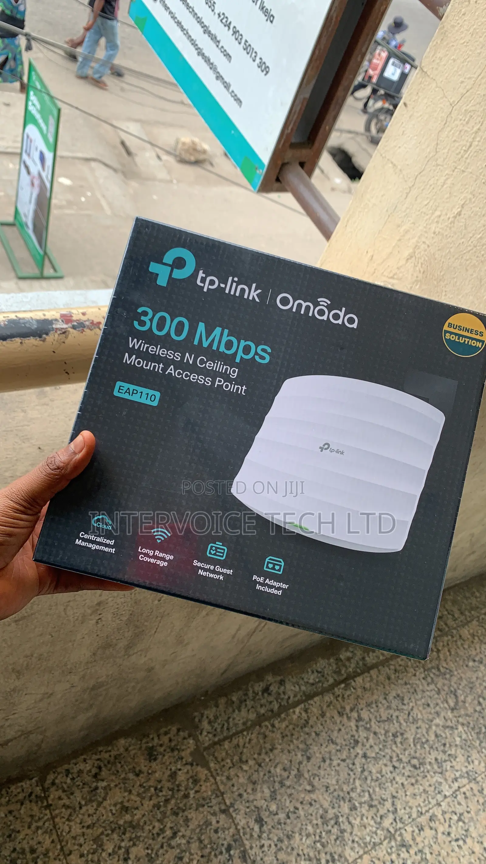 TP-Link 300Mbps Wireless N Ceiling Mount Access Point (EAP110)
