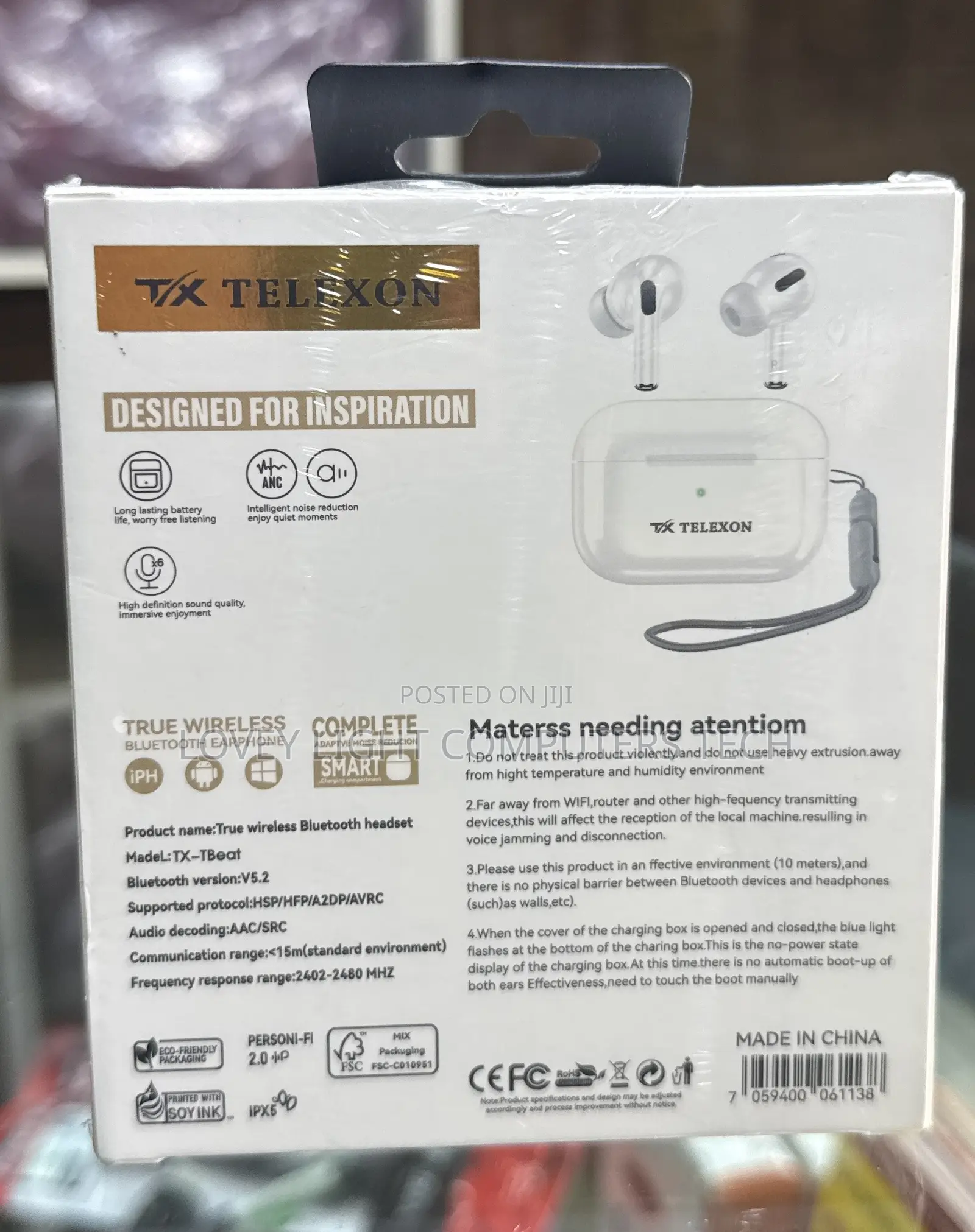Telexon Blietooth Earphone