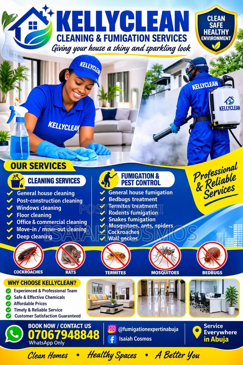 Pests Control and Cleaning Services