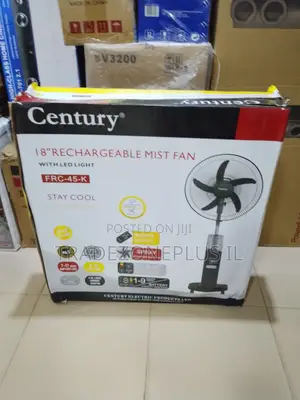 MultipurposeCentury Rechargeable Mist Cooling Fan