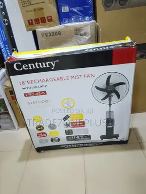 MultipurposeCentury Rechargeable Mist Cooling Fan