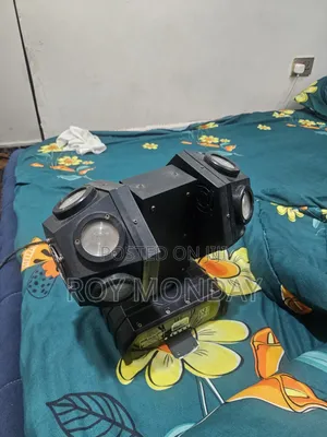 Pro 12 Colors Double Moving Rotatable Stage Light With Laser
