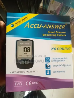 Accu-Answer Blood Glucose Meter With Test Strips