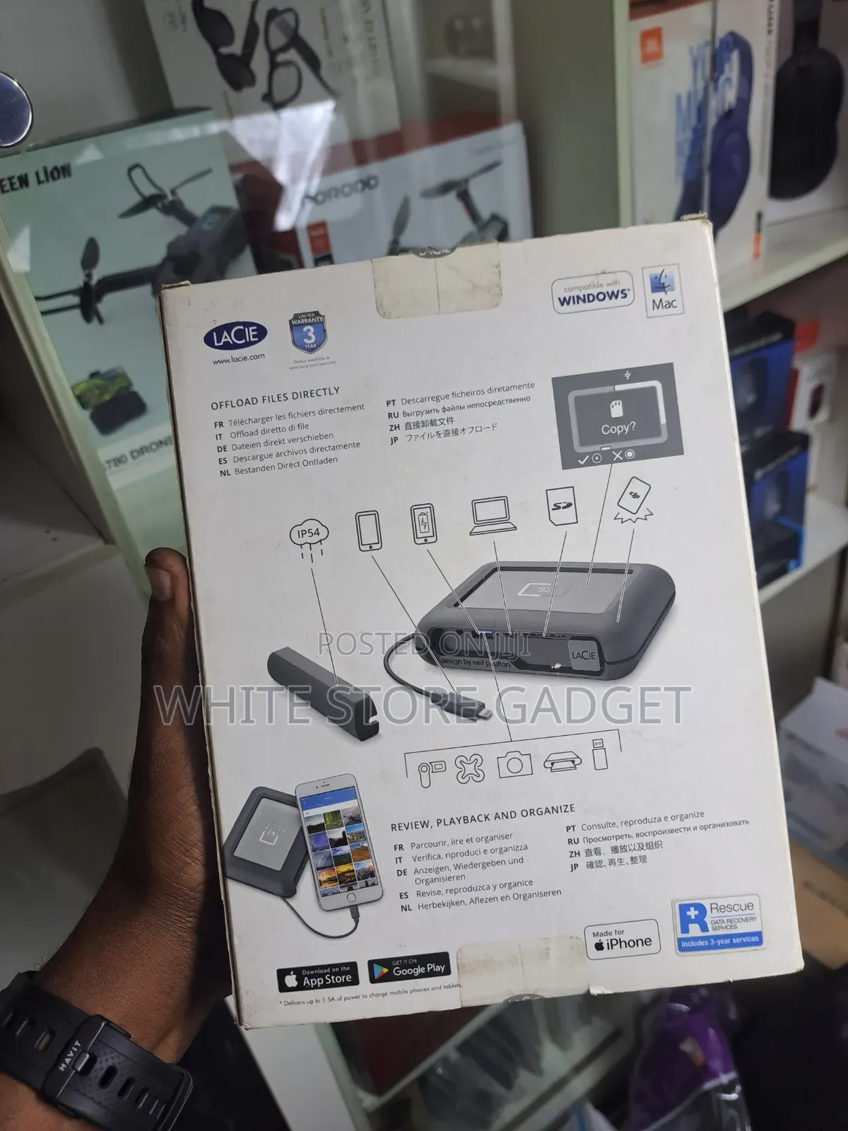 LaCie 2TB DJI Copilot BOSS External Hard Drive