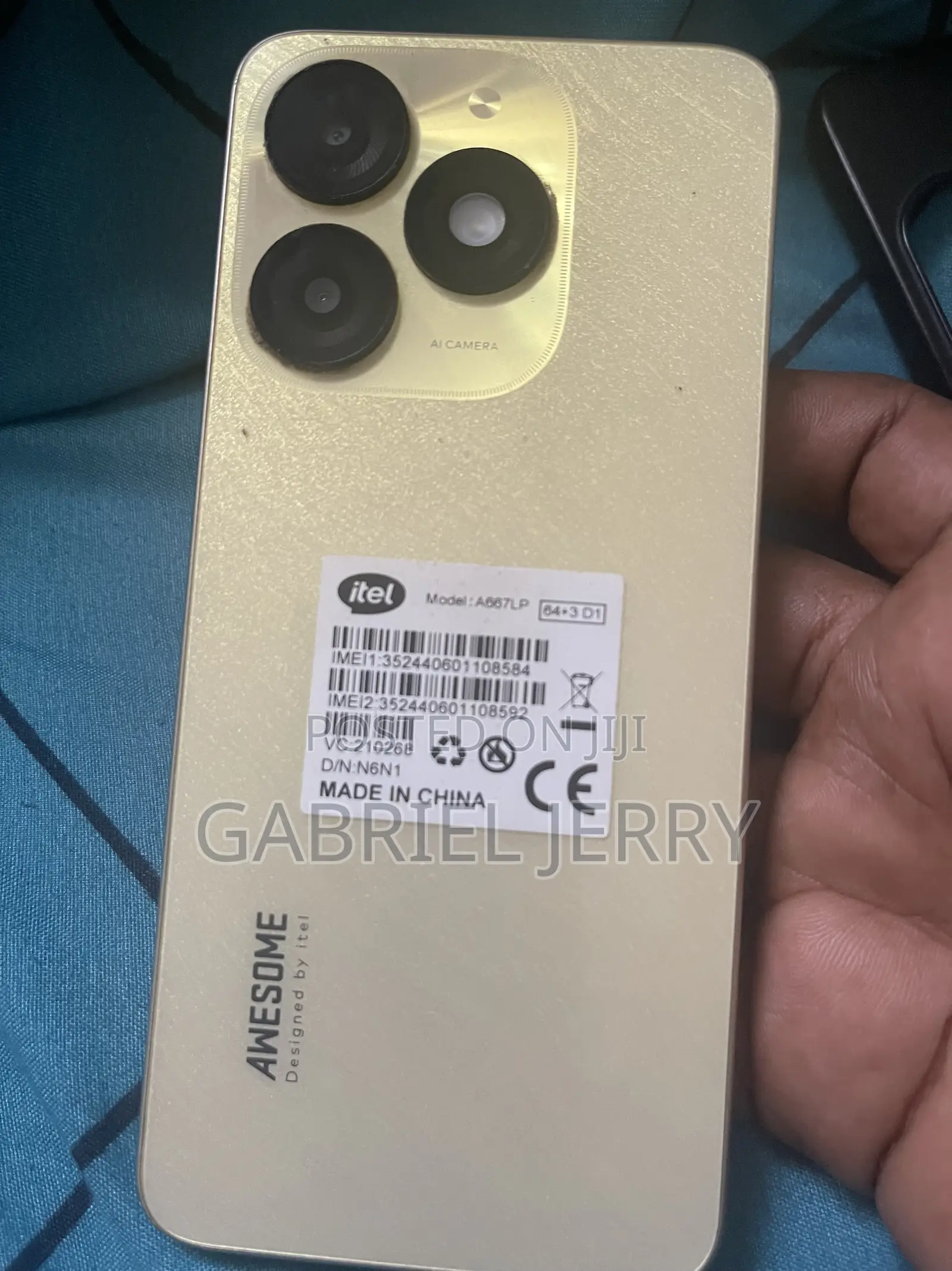 Itel A50 128 GB Gold