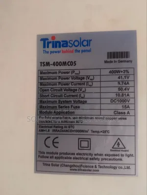 Original 400 Watts Panel