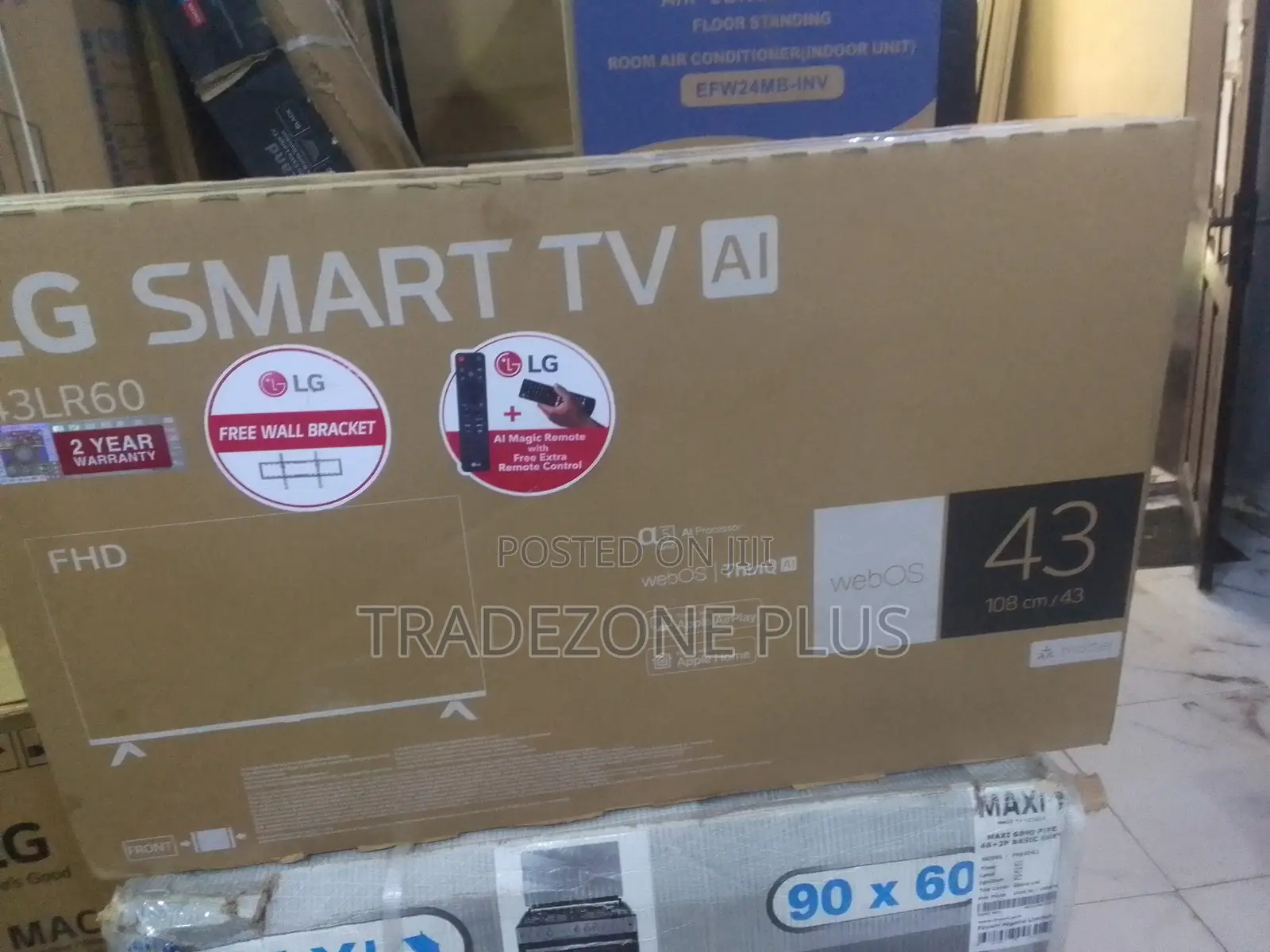 Original LG 43 Inch Smart TV With Free Wall Mount Bracket